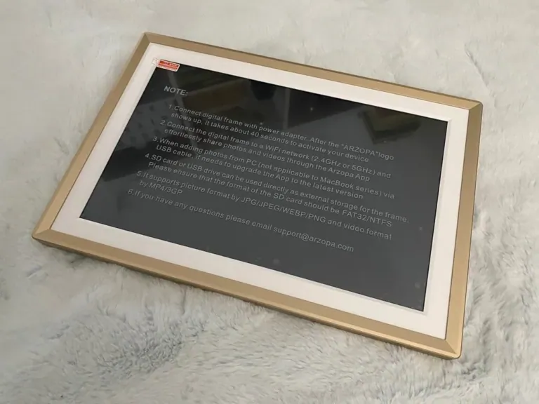 Arzopa D14 digitális képkeret teszt 2