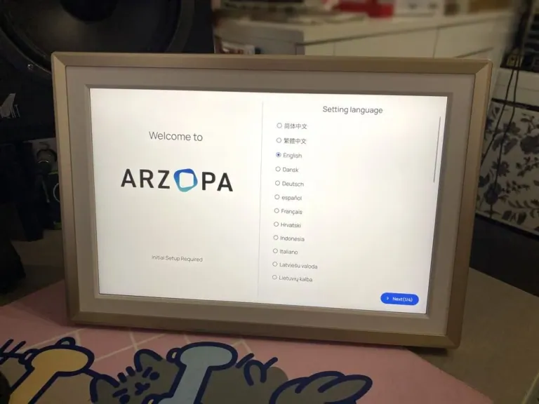 Arzopa D14 digitális képkeret teszt 9