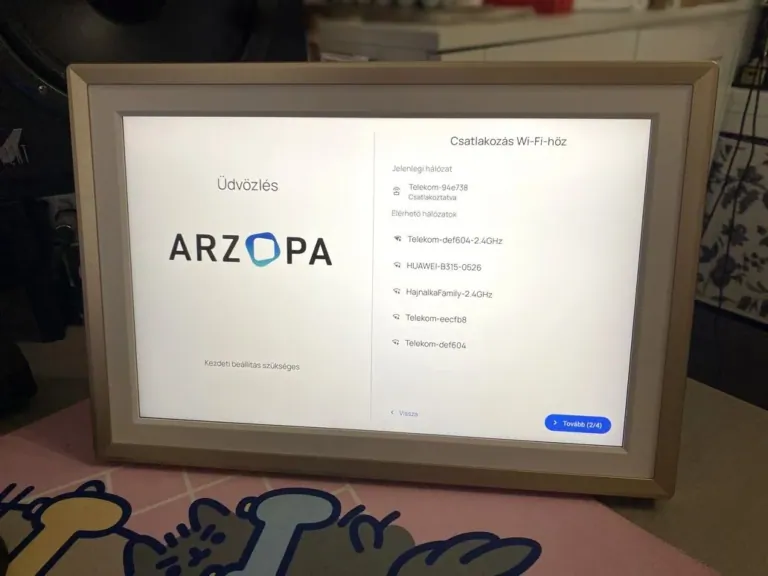 Arzopa D14 digitális képkeret teszt 10