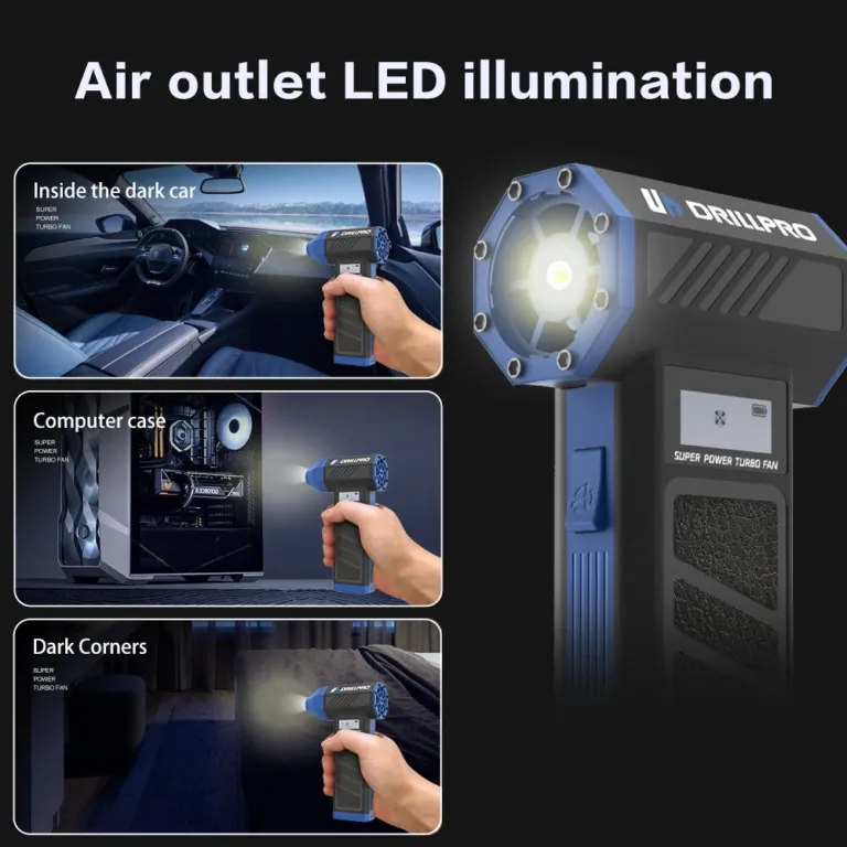 DRILLPRO P30: légfúvó és akár porszívó is egyben 11