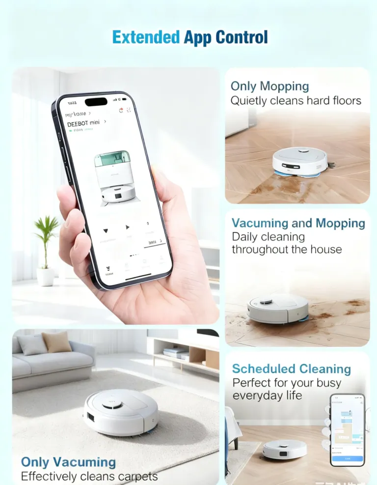 Az ECOVACS DEEBOT Mini itthon drága, kintről okos húzás 12