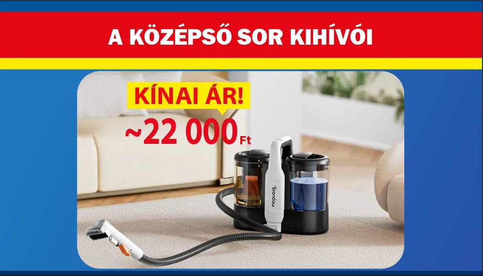 A középső sor kihívói: Teendow C5 kárpittisztító 1