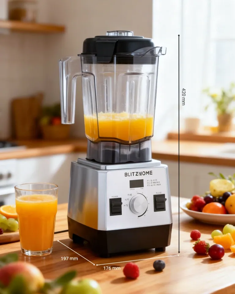 A BlitzHome BH-207C turmixgép zúz, darál és hódít 9