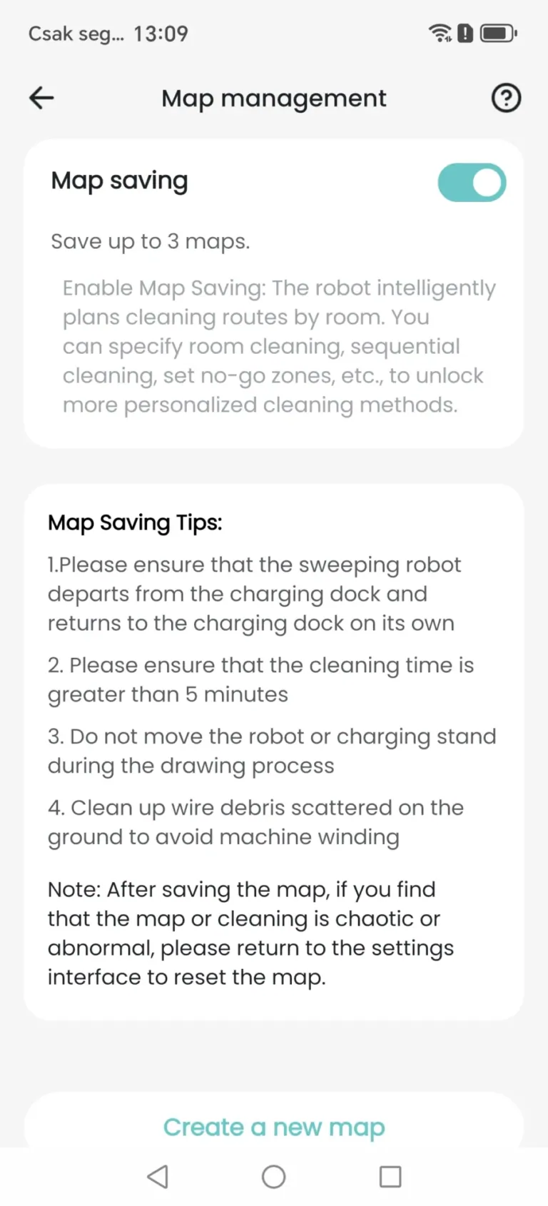 Lefant M2L Plus önürítős robotporszívó teszt 19