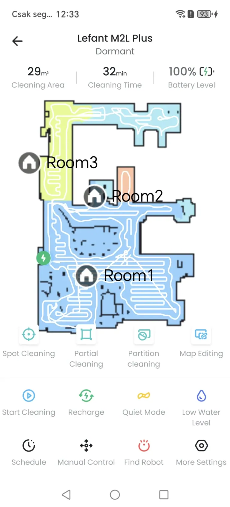 Lefant M2L Plus önürítős robotporszívó teszt 26