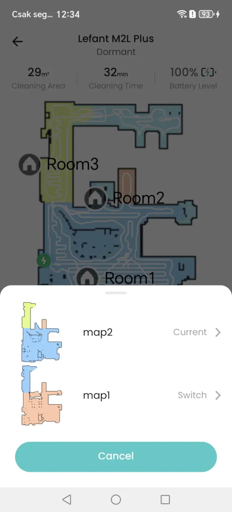 Lefant M2L Plus önürítős robotporszívó teszt 27