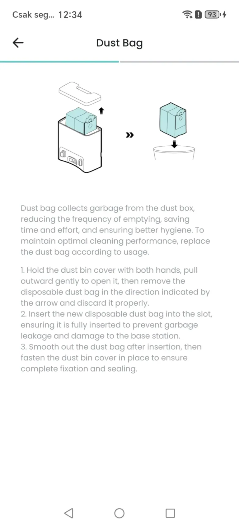 Lefant M2L Plus önürítős robotporszívó teszt 31