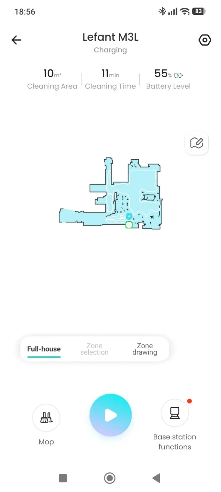 Lefant M3L önürítő robotporszívó teszt 25