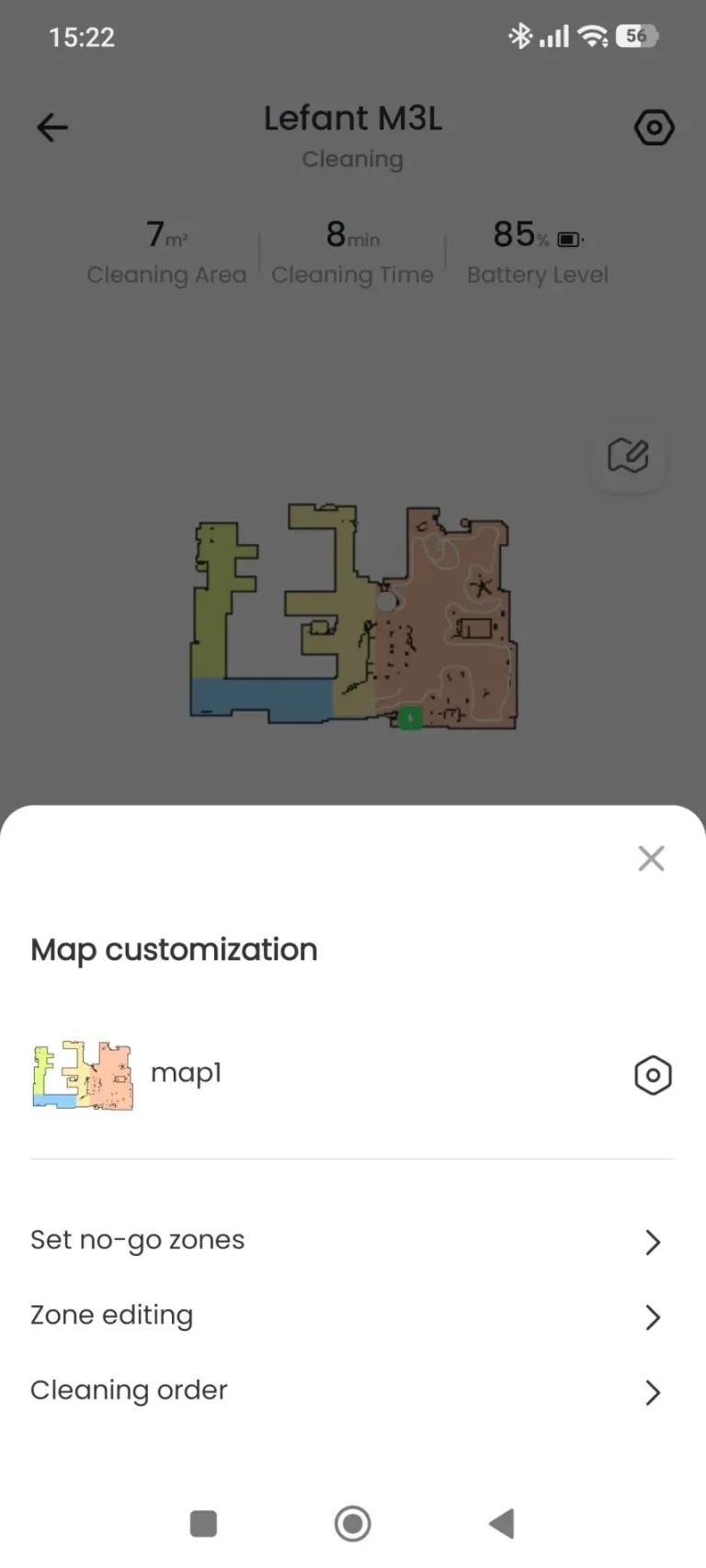 Lefant M3L önürítő robotporszívó teszt 31