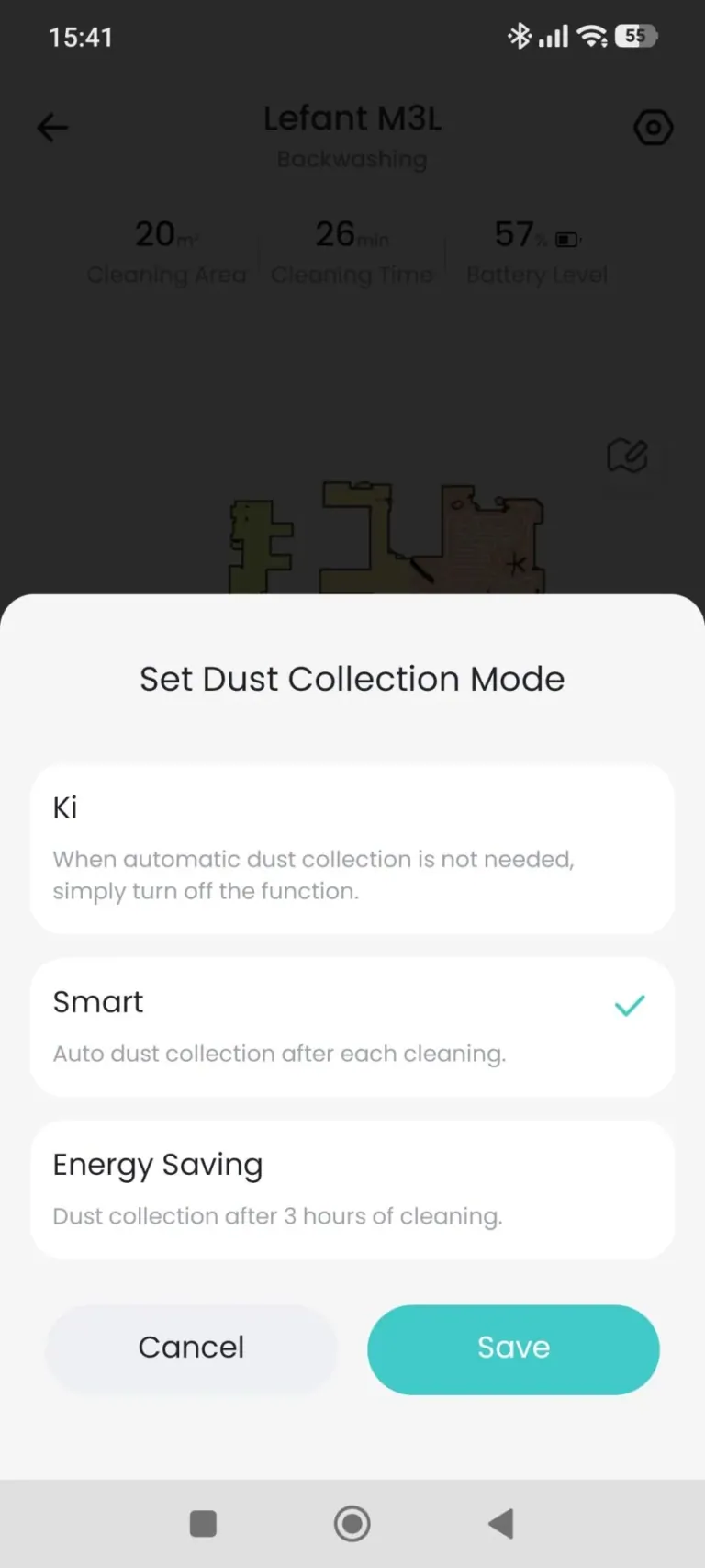 Lefant M3L önürítő robotporszívó teszt 39