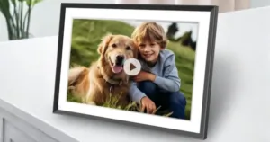 Wingmarg digitális képkeret a Frameo kényelmével