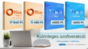 Verhetetlen szoftveres ajánlatok a hatékonyság jegyében