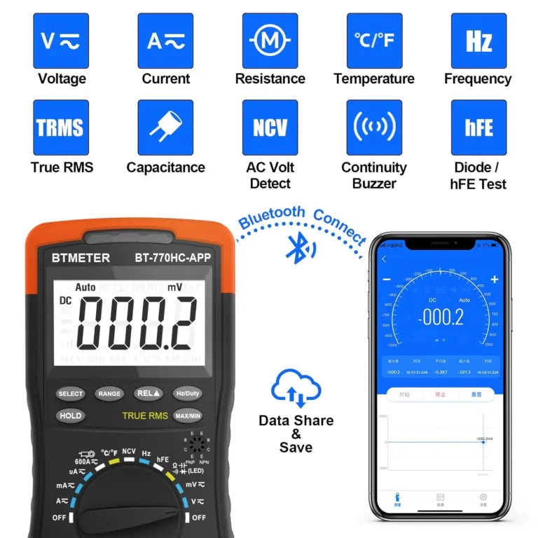 HoldPeak multiméter: precizitás és Bluetooth kapcsolat 7