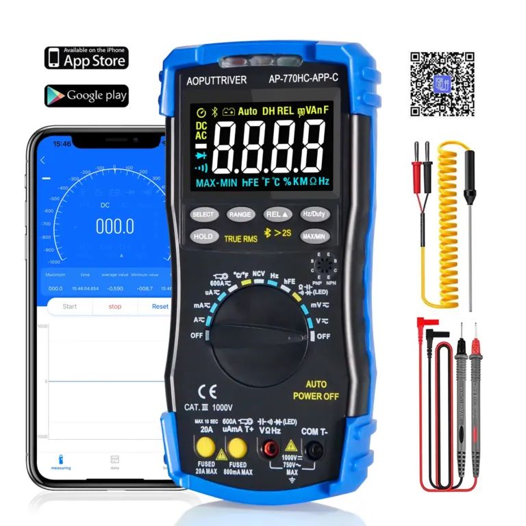 HoldPeak multiméter: precizitás és Bluetooth kapcsolat 2