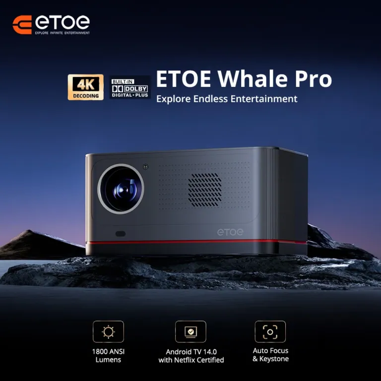 ETOE Whale Pro projektor (2026) teszt 35