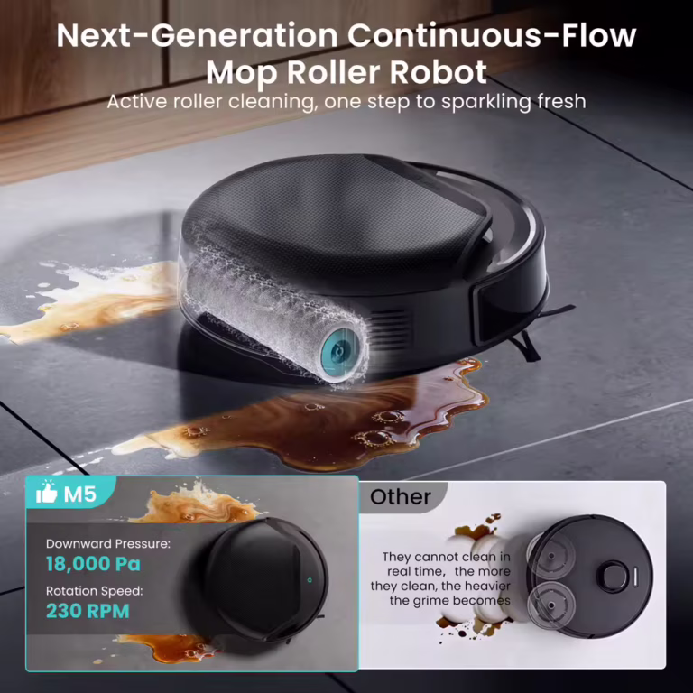 Lefant M5 robotporszívó, ami után ehetnél a padlóról 5
