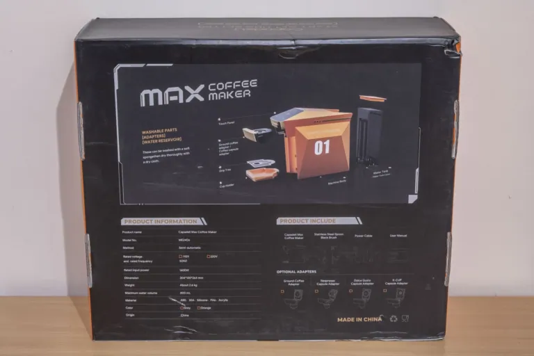 Capadeli MAX ME2406 kávéfőző teszt 3