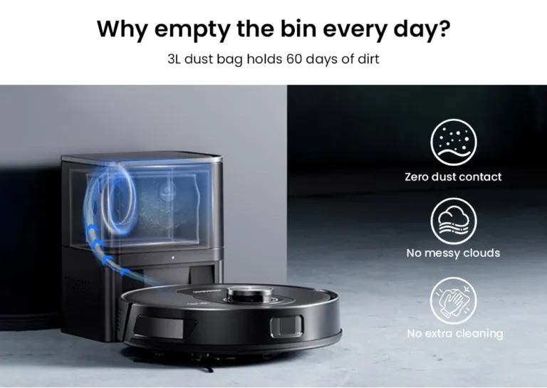 Proscenic Q8 Max+ robotporszívó teszt 31