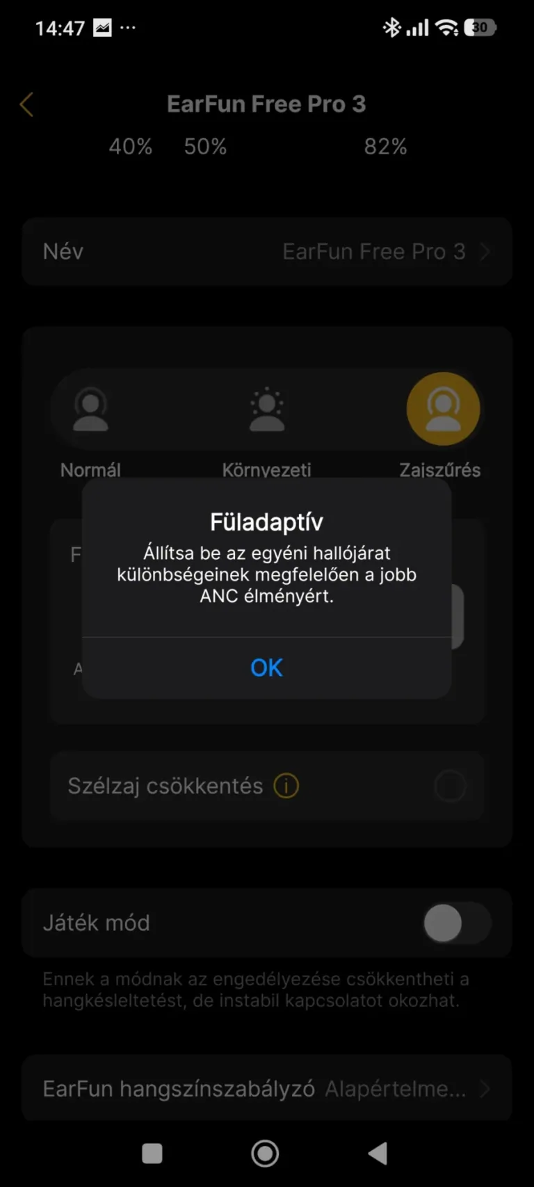 EarFun Free Pro 3 Bluetooth fülhallgató teszt 12