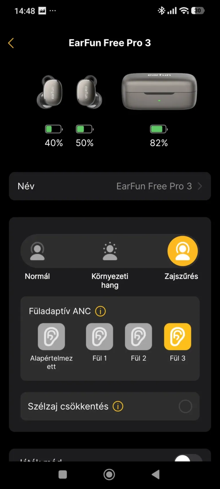 EarFun Free Pro 3 Bluetooth fülhallgató teszt 16