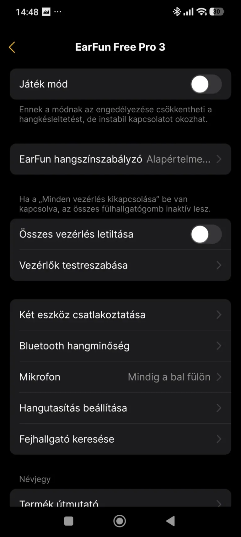 EarFun Free Pro 3 Bluetooth fülhallgató teszt 17