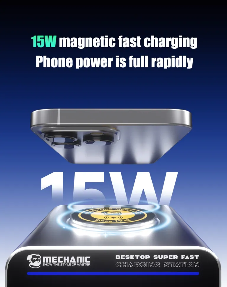 MECHANIC G-POWER töltő: 160 W erő egyetlen fémkockában 6