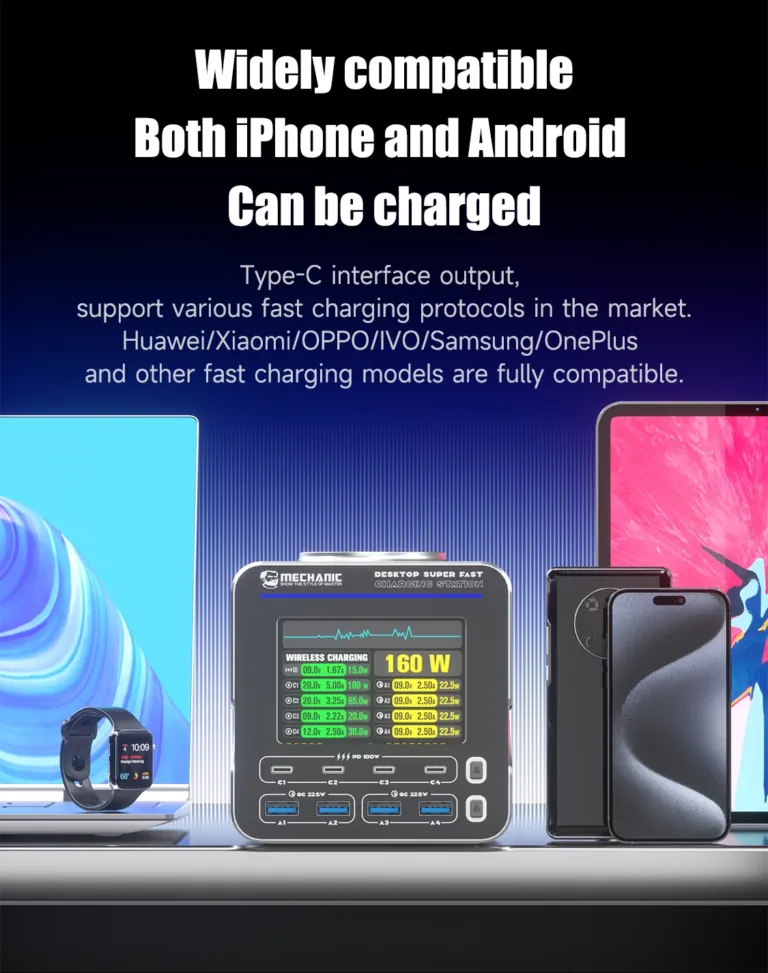 MECHANIC G-POWER töltő: 160 W erő egyetlen fémkockában 7