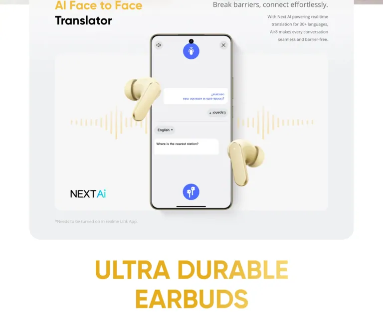 realme Buds Air 8: 58 órányi stúdió minőségű zene 10