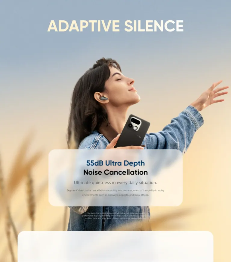 realme Buds Air 8: 58 órányi stúdió minőségű zene 7