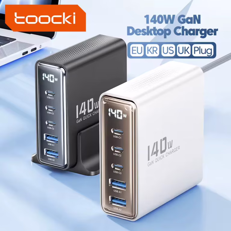 Toocki asztali töltő – Kábelkáosz helyett 140 W-os kánaán 2