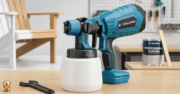 Paint faster without a brush with Drillpro's paint sprayer