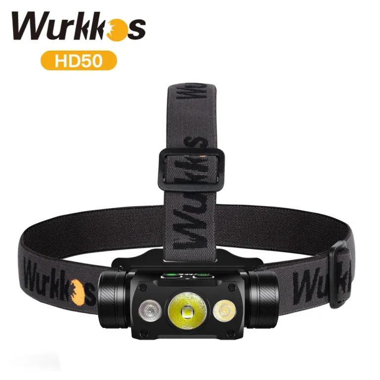 Wurkkos HD50 fejlámpa, azaz 4000 lumen a homlokodon 2
