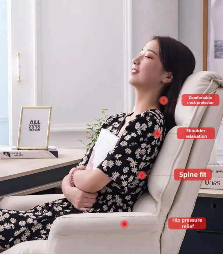 Pihe-puha kényelem a gép előtt: lábtartós irodai szék 6