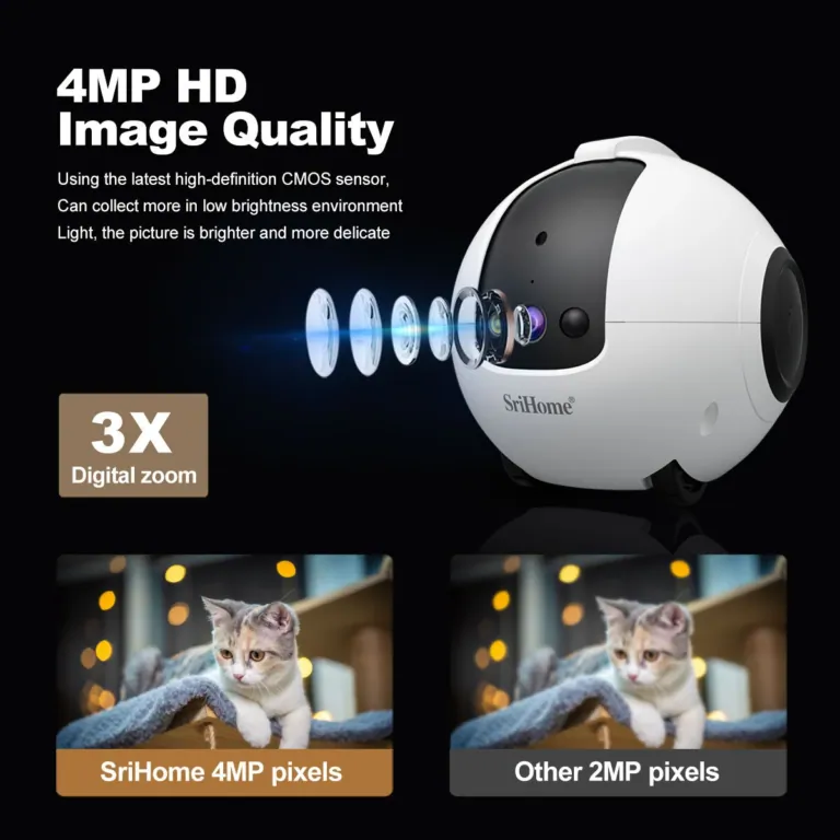 A SriHome DH013 több mint kamera, egy guruló játszótárs 4
