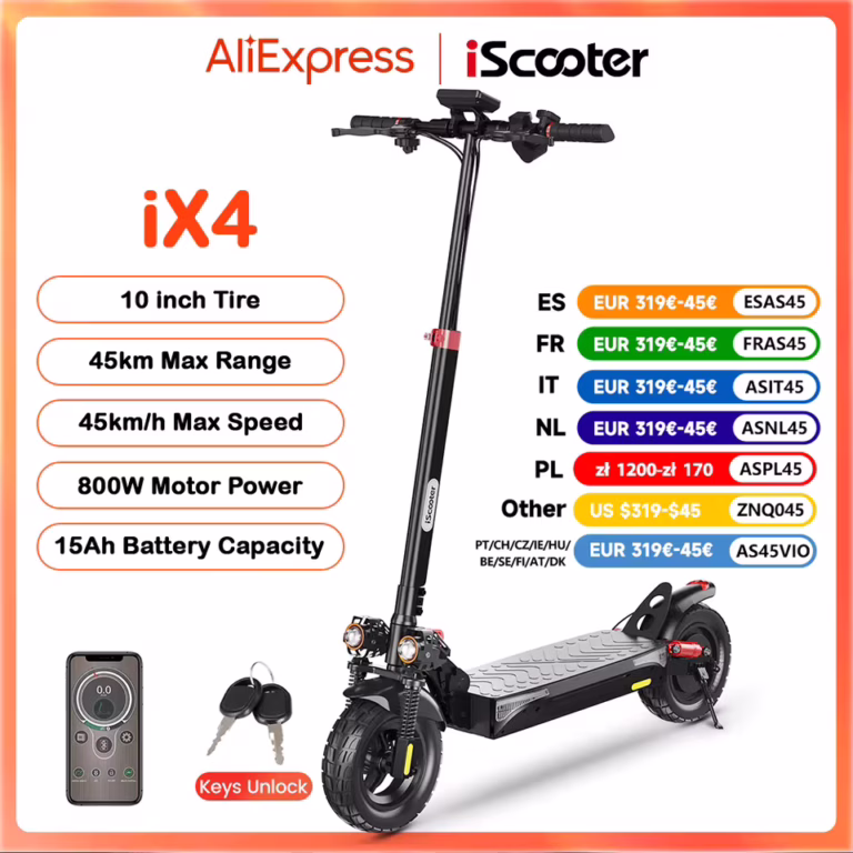 iScooter iX4: az e-roller, ami után megfordulnak az utcán 2