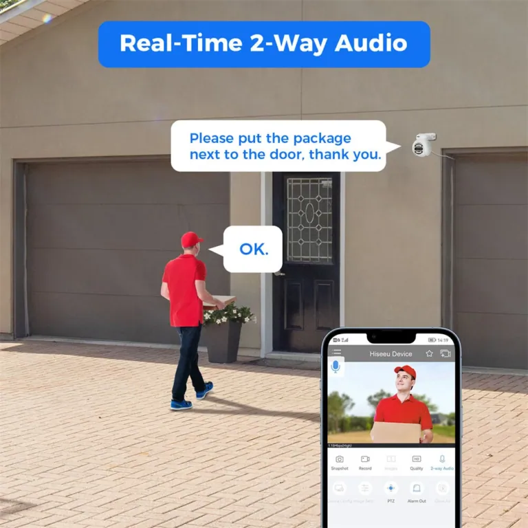Teljes körű megfigyelő szett – Hiseeu PK-4YHD685 kamera 7