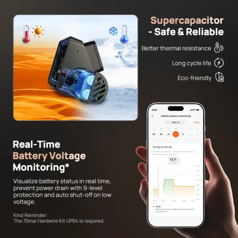 Mindent látó szem az autódba: 70mai A810S menetrögzítő 3