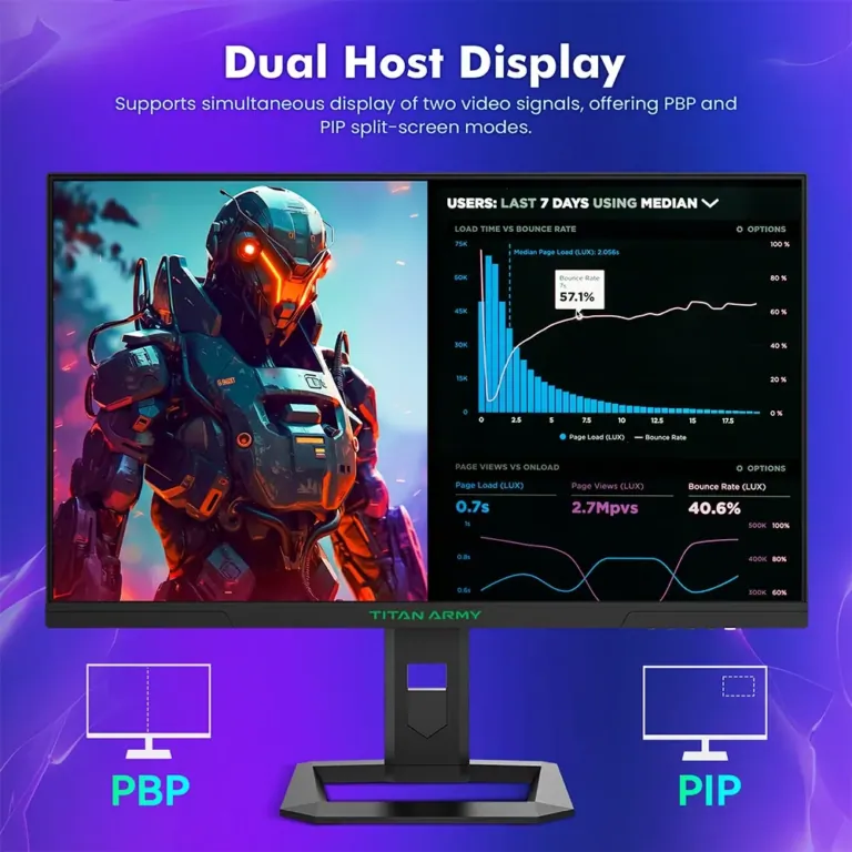 Titan Army P2710S monitor: a 2K és a 240 Hz szuper egysége 7