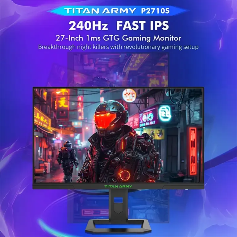 Titan Army P2710S monitor: a 2K és a 240 Hz szuper egysége 2