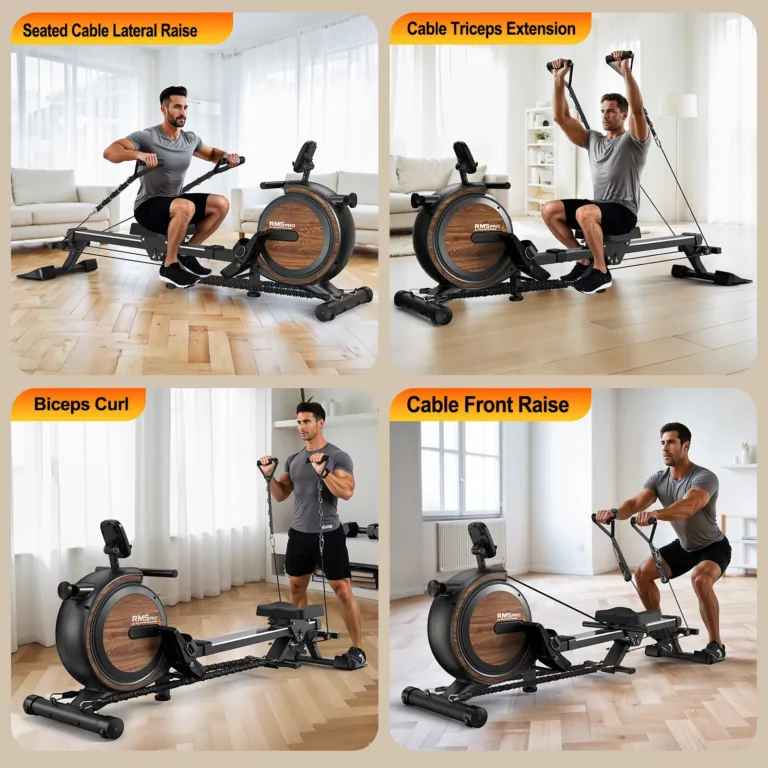 Bominfit RM5 Pro – Evezz, gyúrj és fejlődj otthon 4