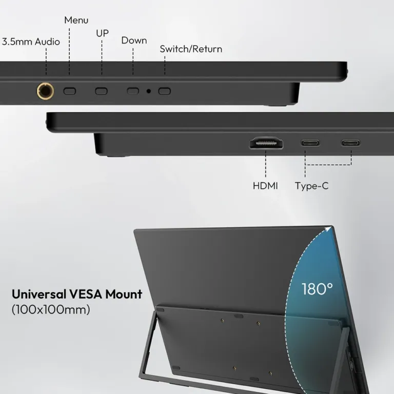 MESWAO S238 hordozható monitor: felejtsd el a hunyorgást 8