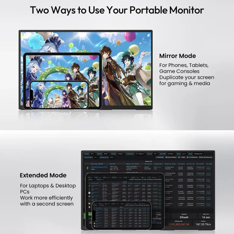 MESWAO S238 hordozható monitor: felejtsd el a hunyorgást 10