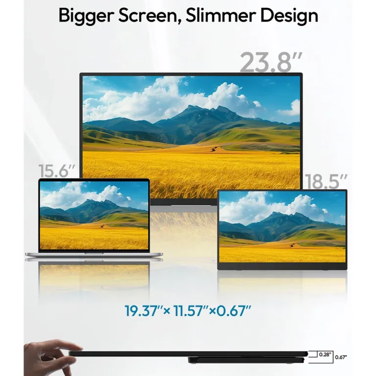 MESWAO S238 hordozható monitor: felejtsd el a hunyorgást 9