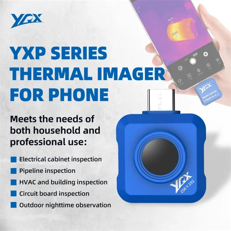 YXP96, YXP160 hőkamerával precíz mérés -20°C-tól +550°C-ig 6