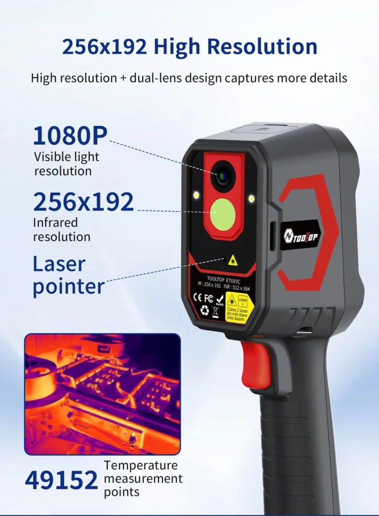 Profi hőtérképezés a TOOLTOP ET693 szériával 6