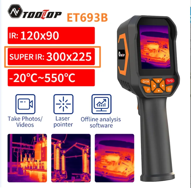 Profi hőtérképezés a TOOLTOP ET693 szériával 2