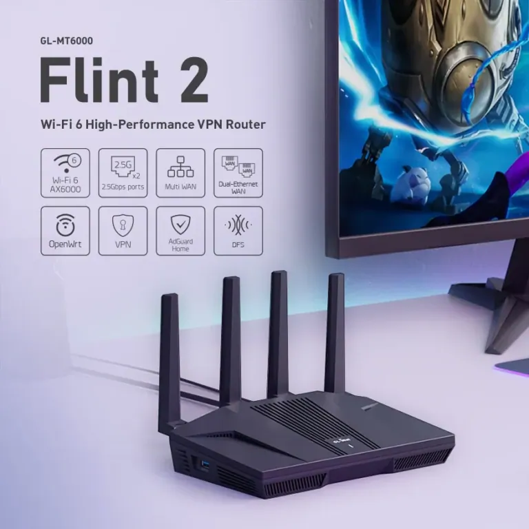 Fénysebességre kapcsol a neted a GL.iNet Flint 2 routerrel 3