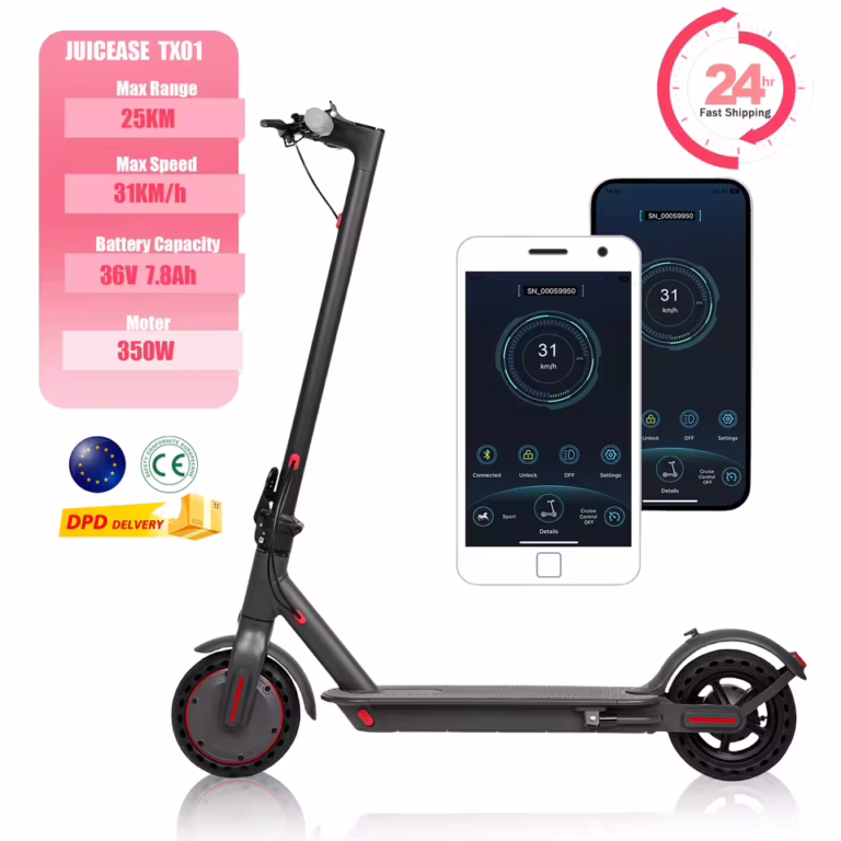 A JUICEASE TX01 e-rollerrel defektmentes lesz a suhanás 10
