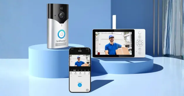 Vezeték nélküli nyugalom SriHome okoskaputelefonnal 1