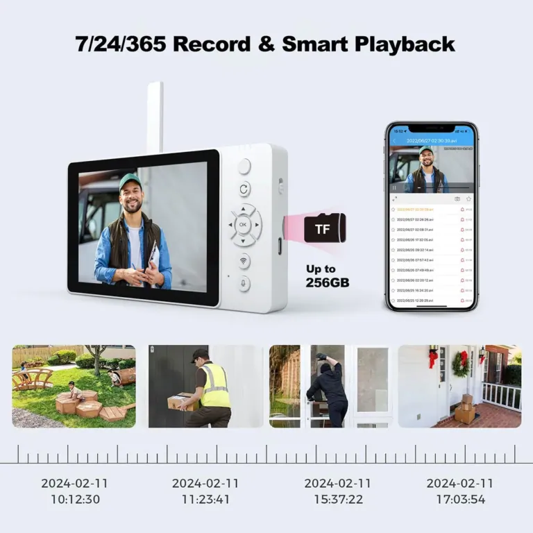 Vezeték nélküli nyugalom SriHome okoskaputelefonnal 15